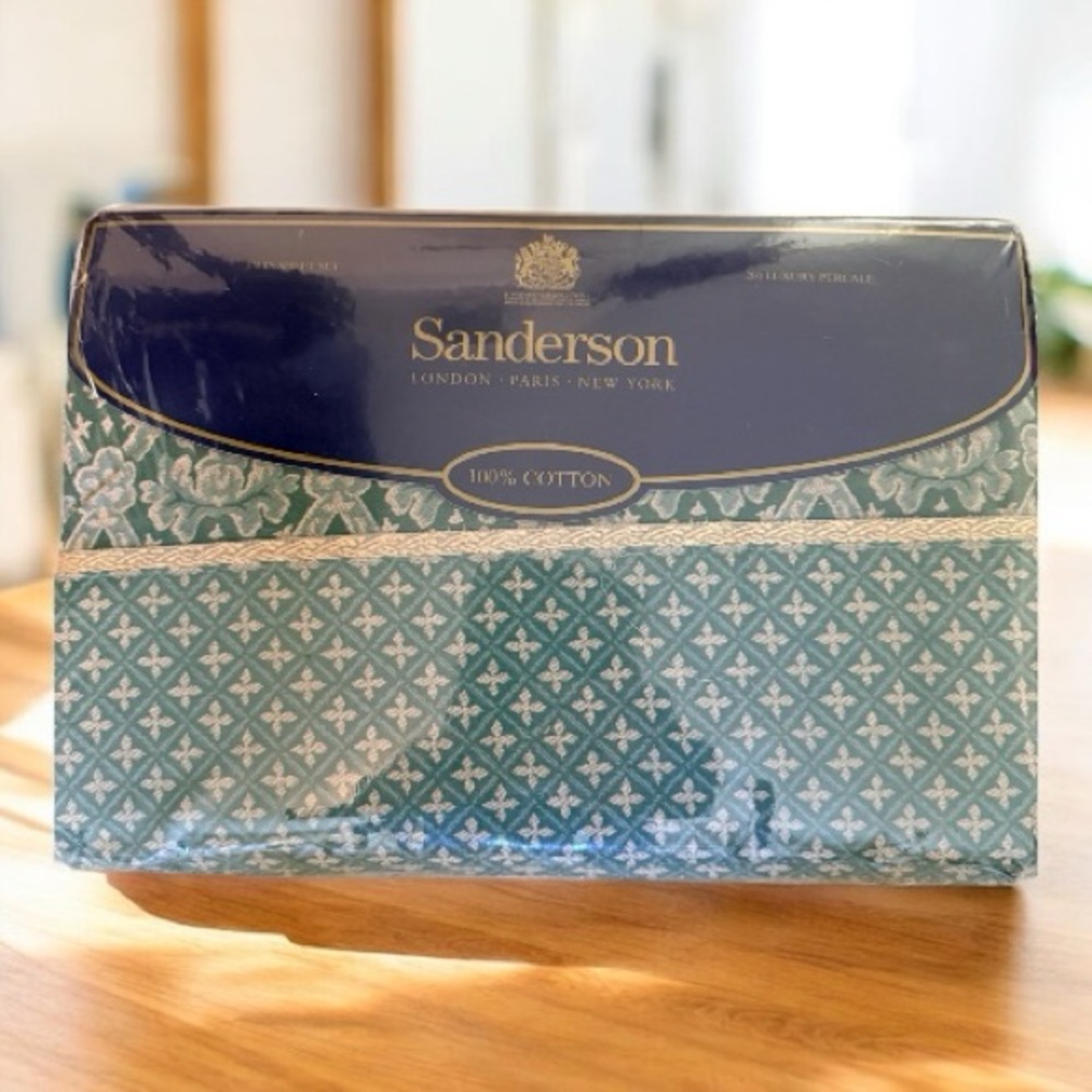 Sanderson - 100% Cotton Green Sheet Set